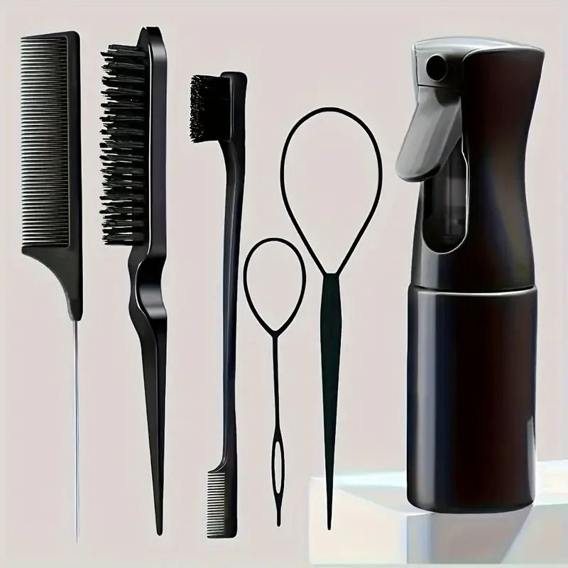 Professional 6Piece Hair Styling And Braiding Set 0