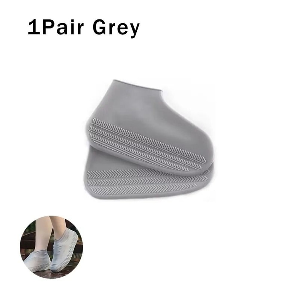 Reusable Waterproof Silicone Rain Shoe Covers 8
