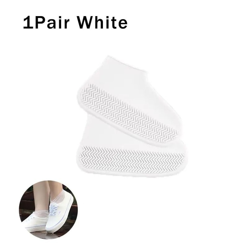 Reusable Waterproof Silicone Rain Shoe Covers 12