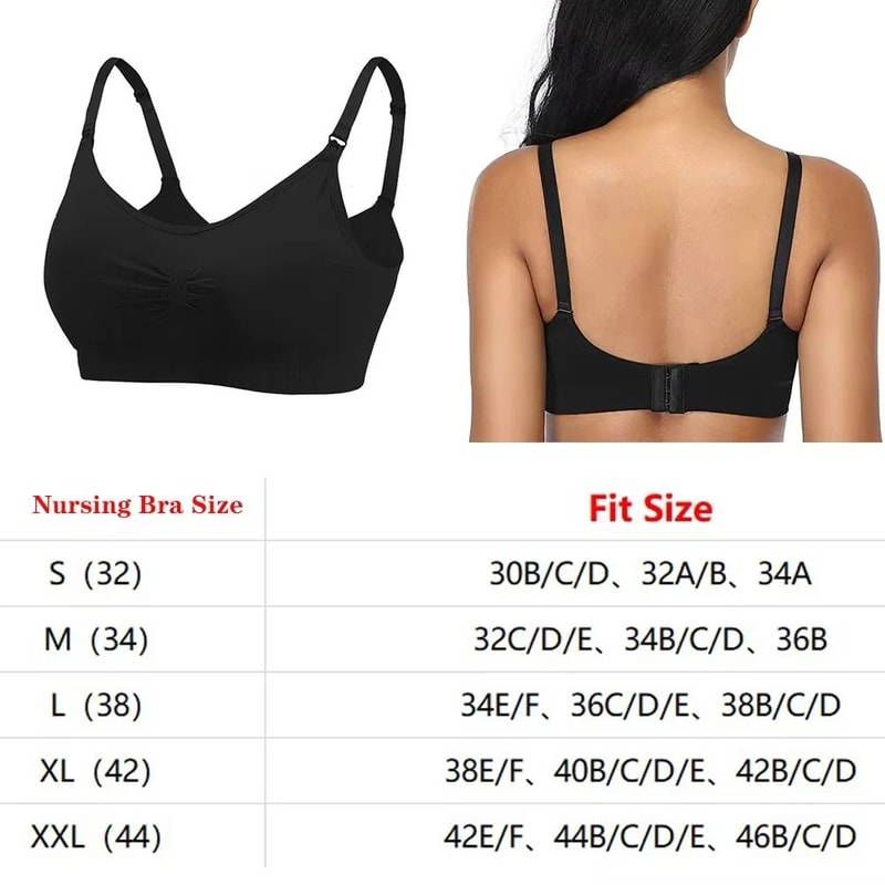 Seamless NonSagging Nursing Sports Bra 3