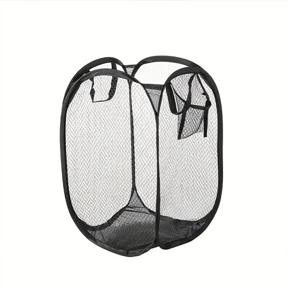 Mesh Popup Foldable Laundry Basket 4