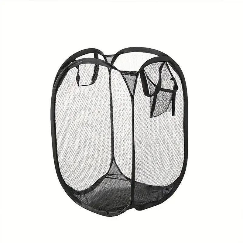 Mesh Popup Foldable Laundry Basket 4