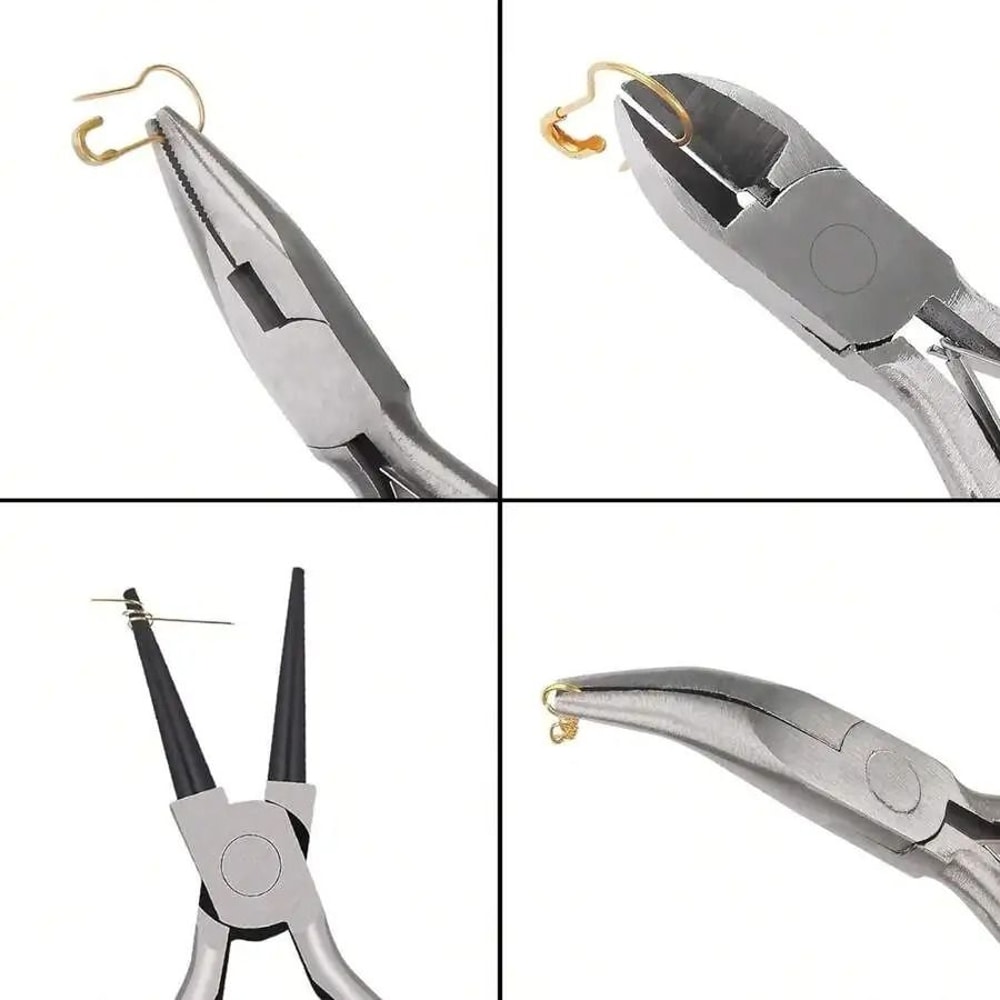 4Piece Professional Jewelry Pliers Tool Kit 4