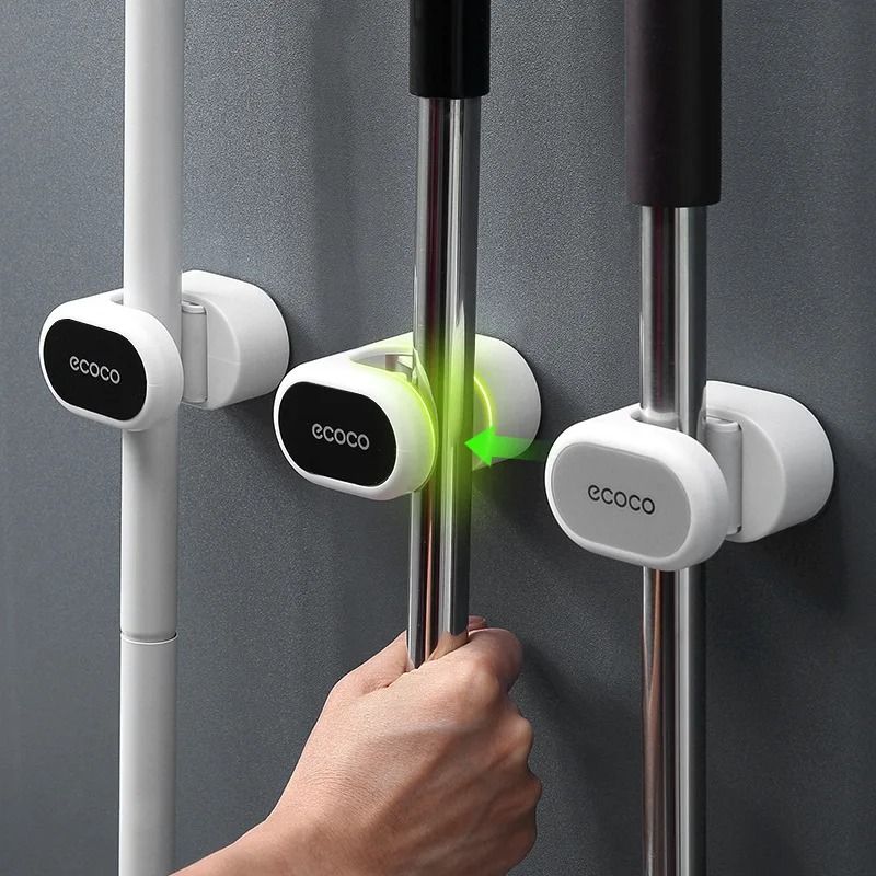 Wall Mounted Mop Broom Rack Holder 2