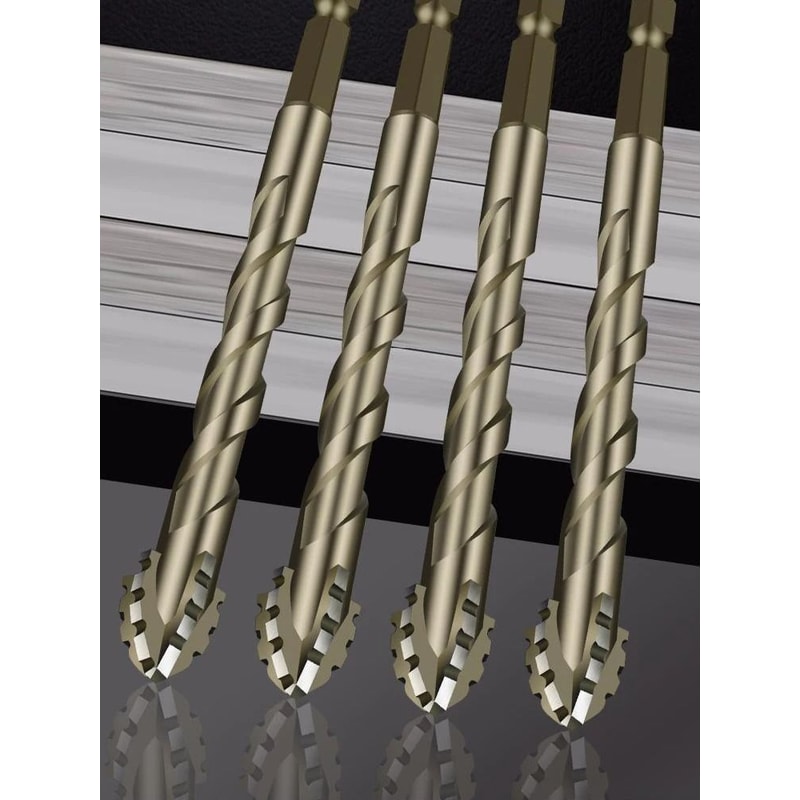 Professional FourEdged Serrated Eccentric Drill Bits 0