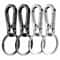 4Piece Metal Carabiner Clip Keychain Set 0