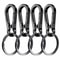 4Piece Metal Carabiner Clip Keychain Set 6