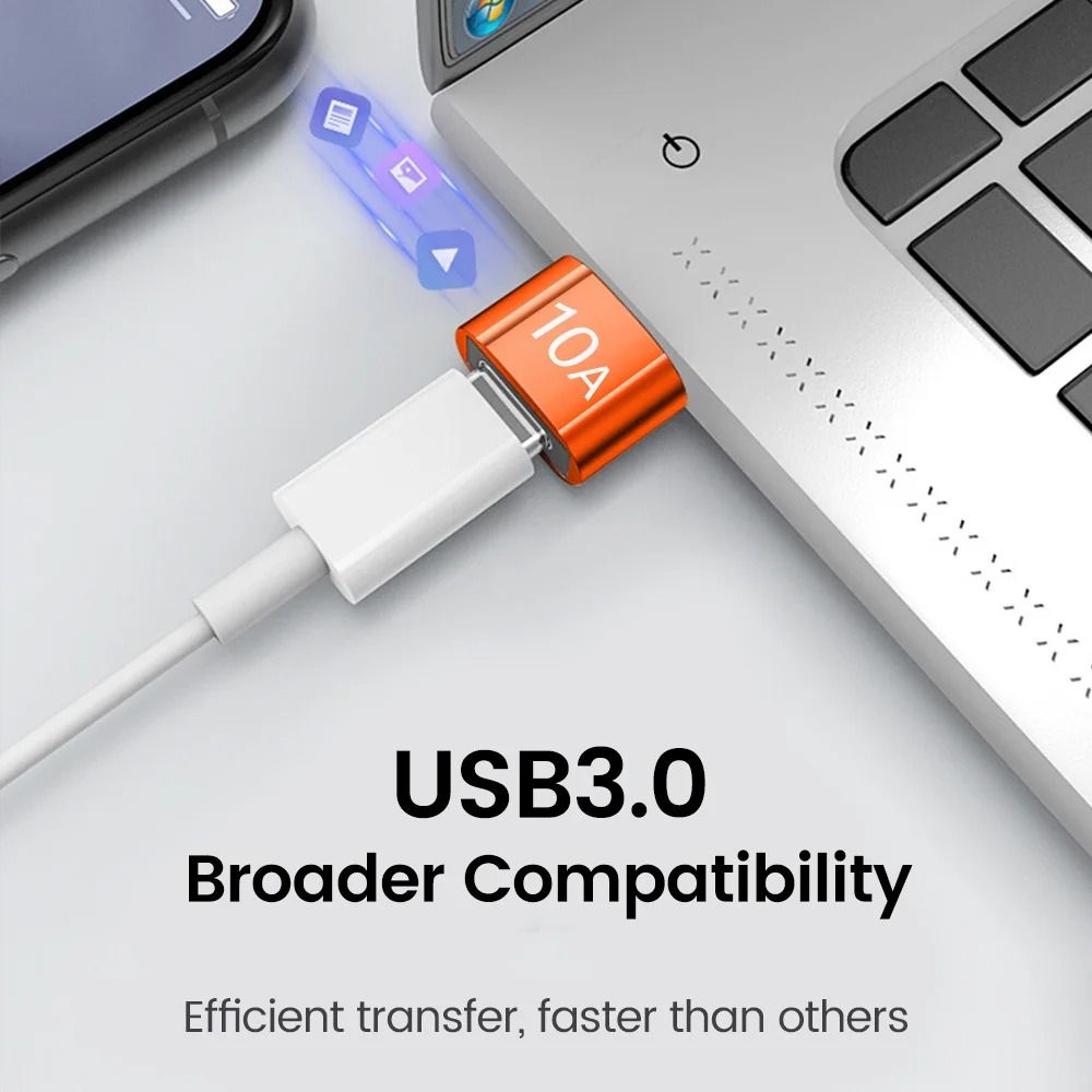 10A UltraFast USB TypeC To USB 30 Adapter 2