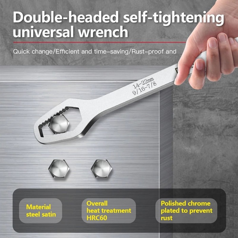 Universal SelfTightening DoubleHead Torx Wrench 3