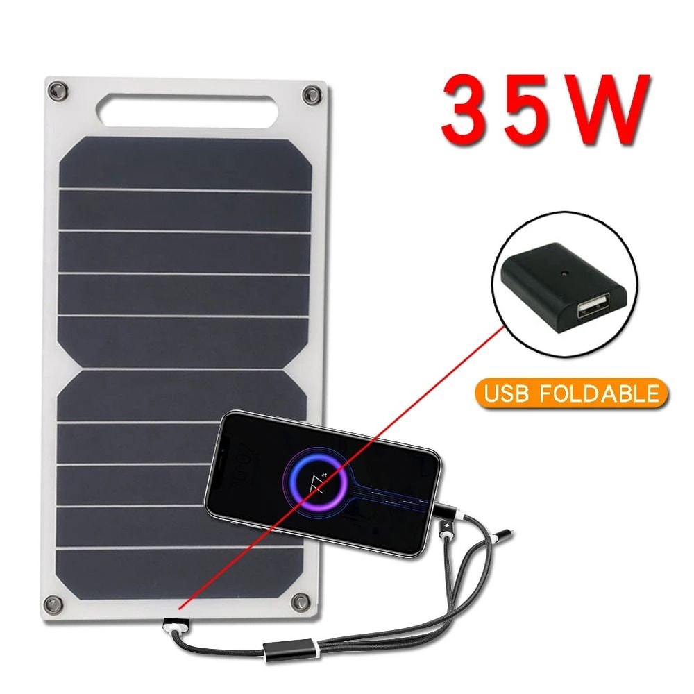 Portable Waterproof Outdoor Solar Charging Panel 0