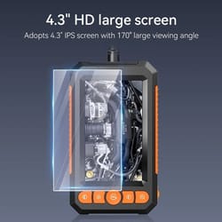 4.3-inch hd 1080p industrial inspection endoscope