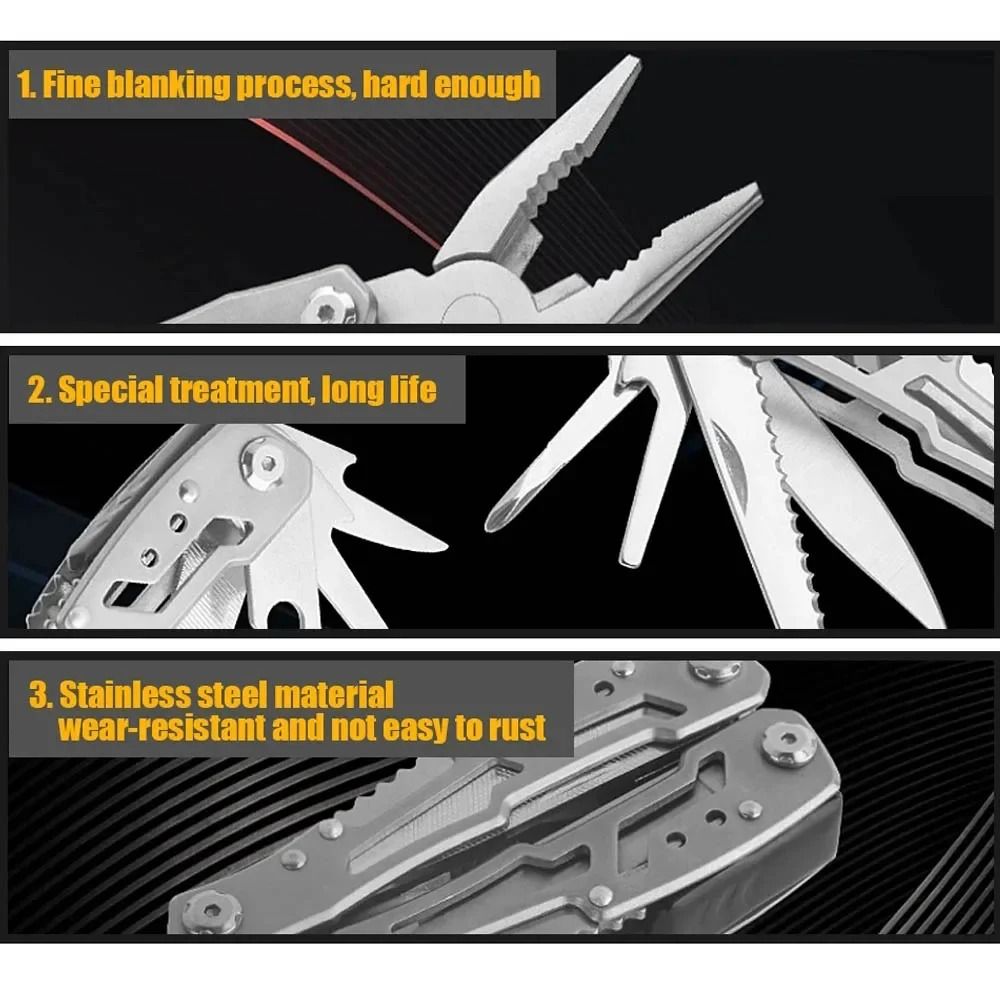 Compact MultiFunction Folding Survival Pliers 2