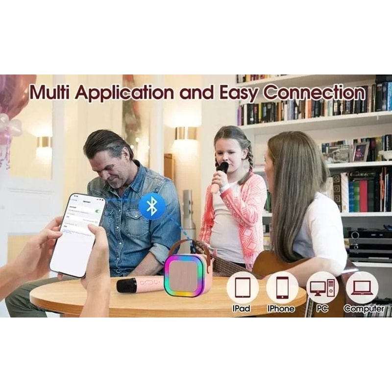 Wireless Karaoke Microphone And Bluetooth Speaker 3