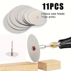 11-piece precision mini circular saw blade set