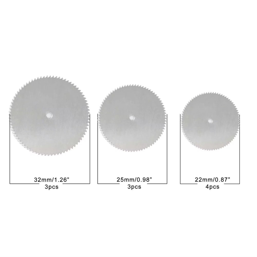 11Piece Precision Mini Circular Saw Blade Set 4