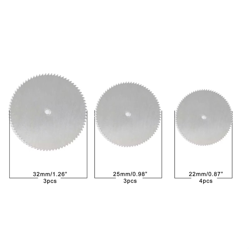 11Piece Precision Mini Circular Saw Blade Set 4