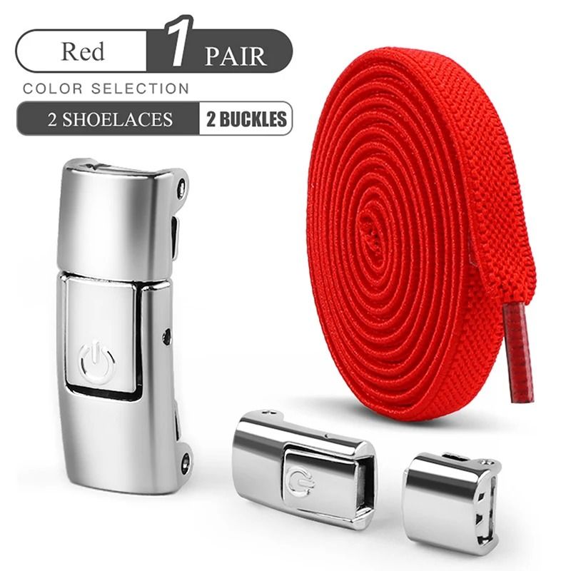 Universal 8mm Press Lock NoTie Elastic Shoelaces 13