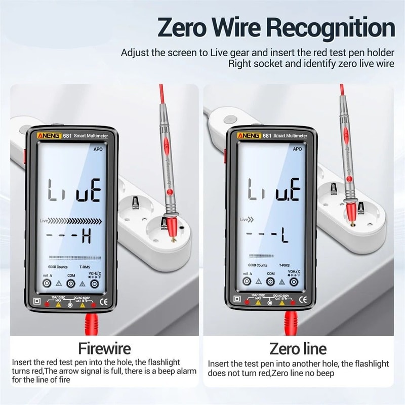 Professional UltraSlim Rechargeable Digital Multimeter 5