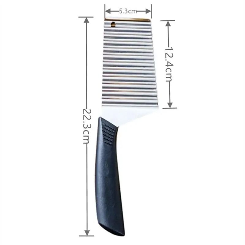 Stainless Steel Wavy Crinkle Slicer Potato Cutter 8