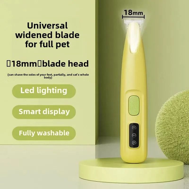 Professional Waterproof Dog Paw Trimmer With LED Display 11
