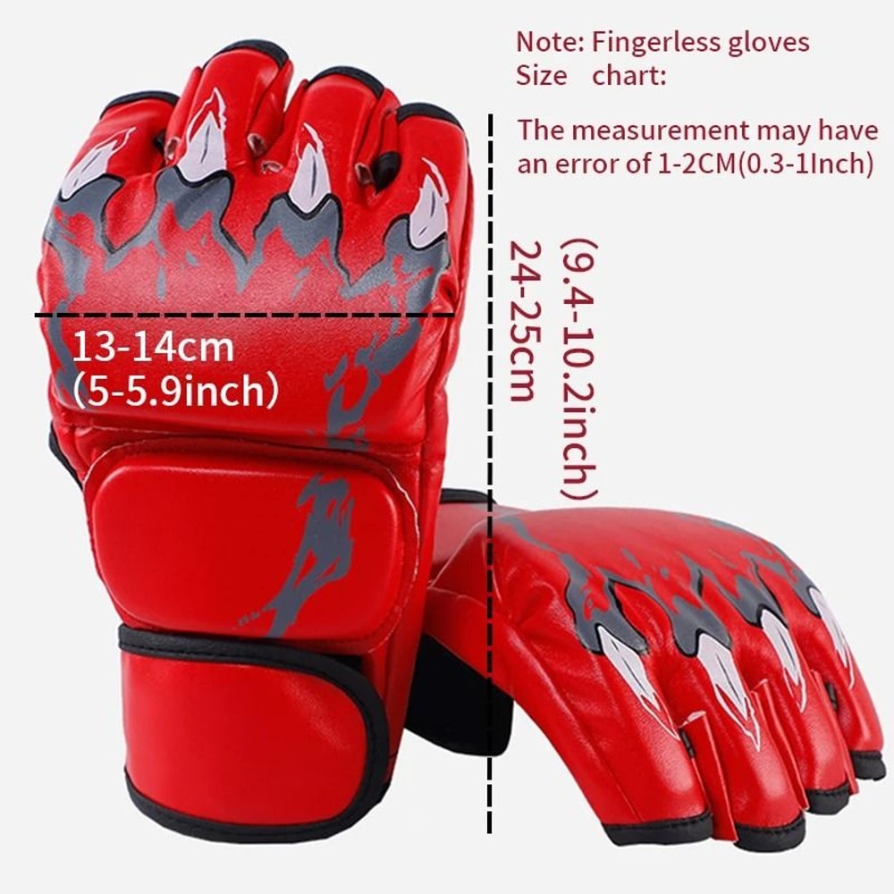 Professional HalfFinger Boxing Taekwondo Training Gloves 1