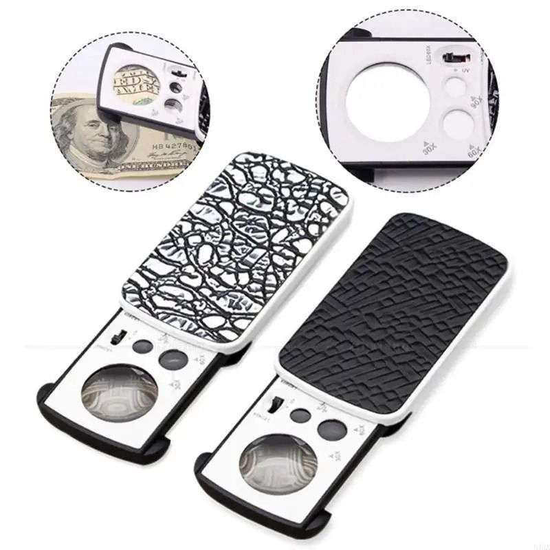 30X 60X 90X Portable Mini Pocket Jewelry Loupe 3