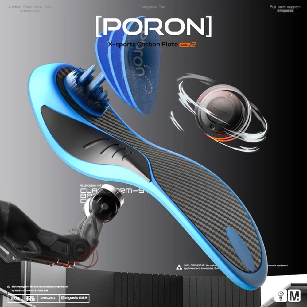 HighPerformance FullLength Carbon Fiber Athletic Insoles 3