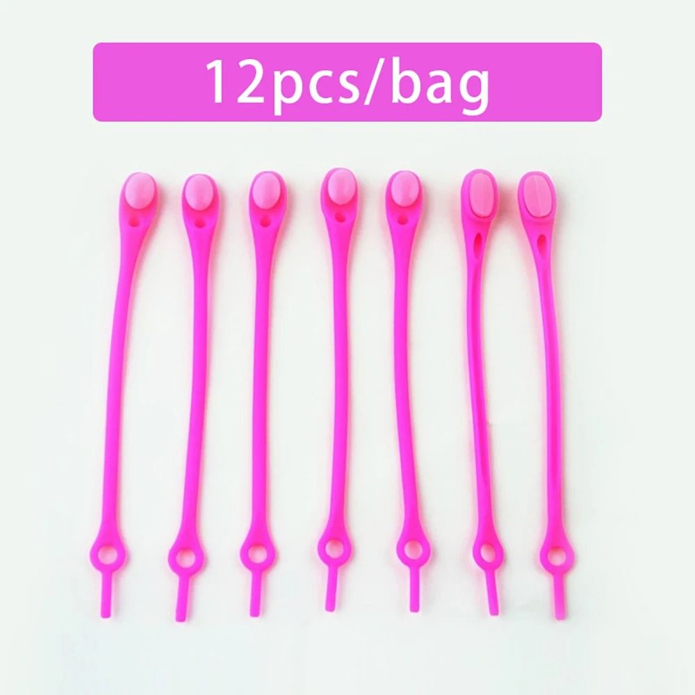 12Piece Elastic Silicone NoTie Shoelaces 11