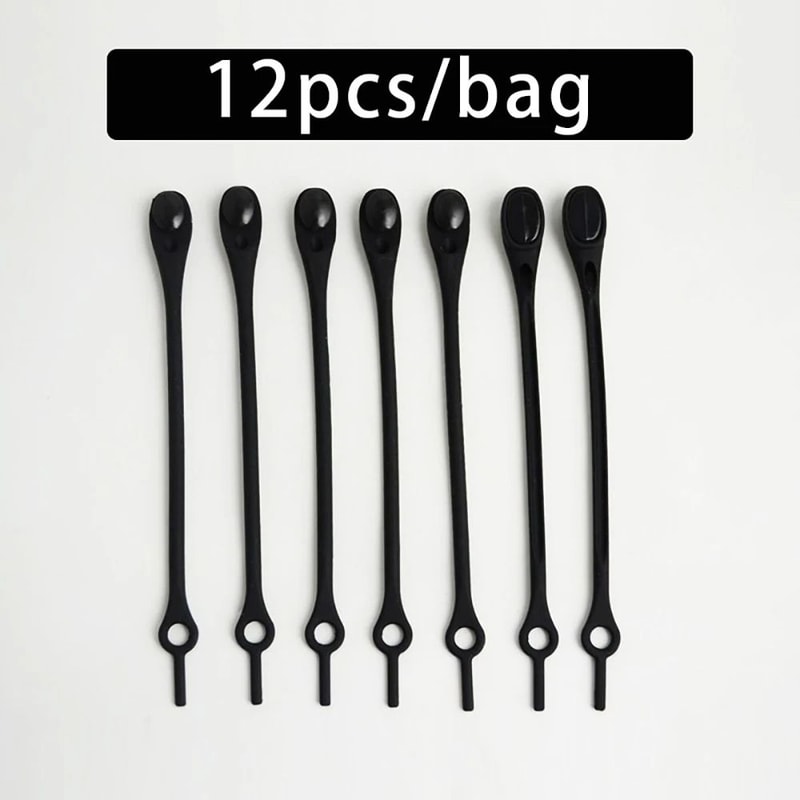 12Piece Elastic Silicone NoTie Shoelaces 7