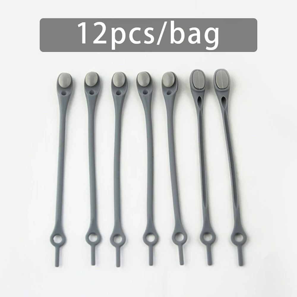 12Piece Elastic Silicone NoTie Shoelaces 8