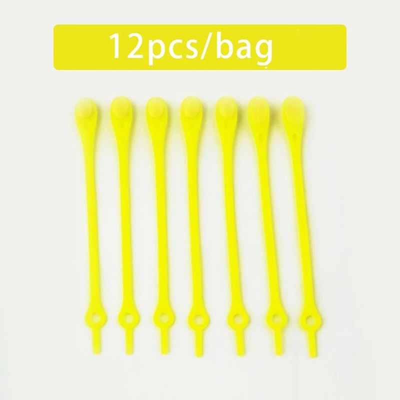 12Piece Elastic Silicone NoTie Shoelaces 16