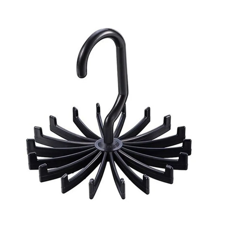 360 Rotatable 20Claw Tie Belt Organizer 1