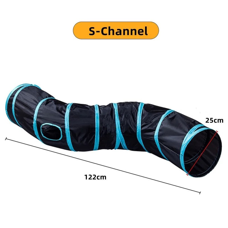 Professional SType Collapsible MultiWay Cat Tunnel 9