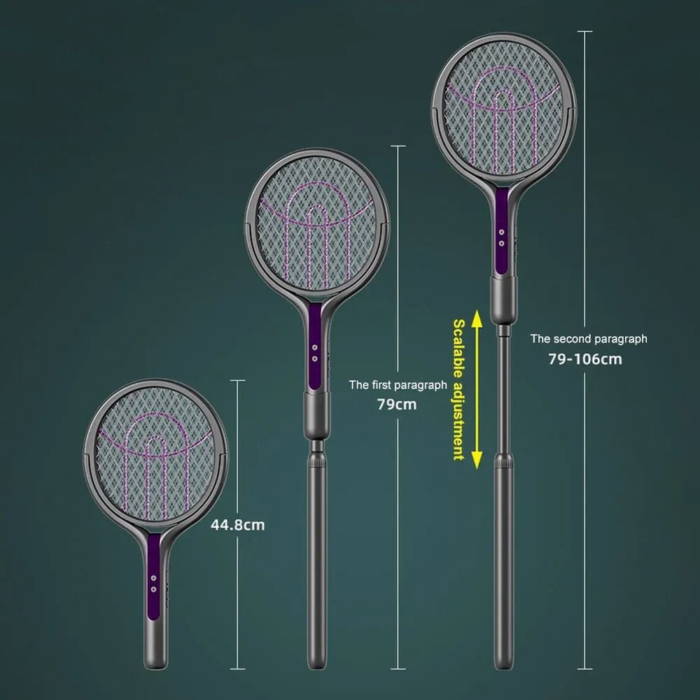 2in1 Household Retractable Electric Mosquito Swatter Trap Lamp 6