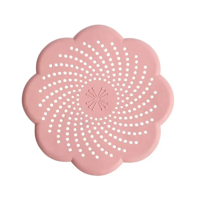 Professional FlowerShape Silicone Drain Cover Hair Catcher 7