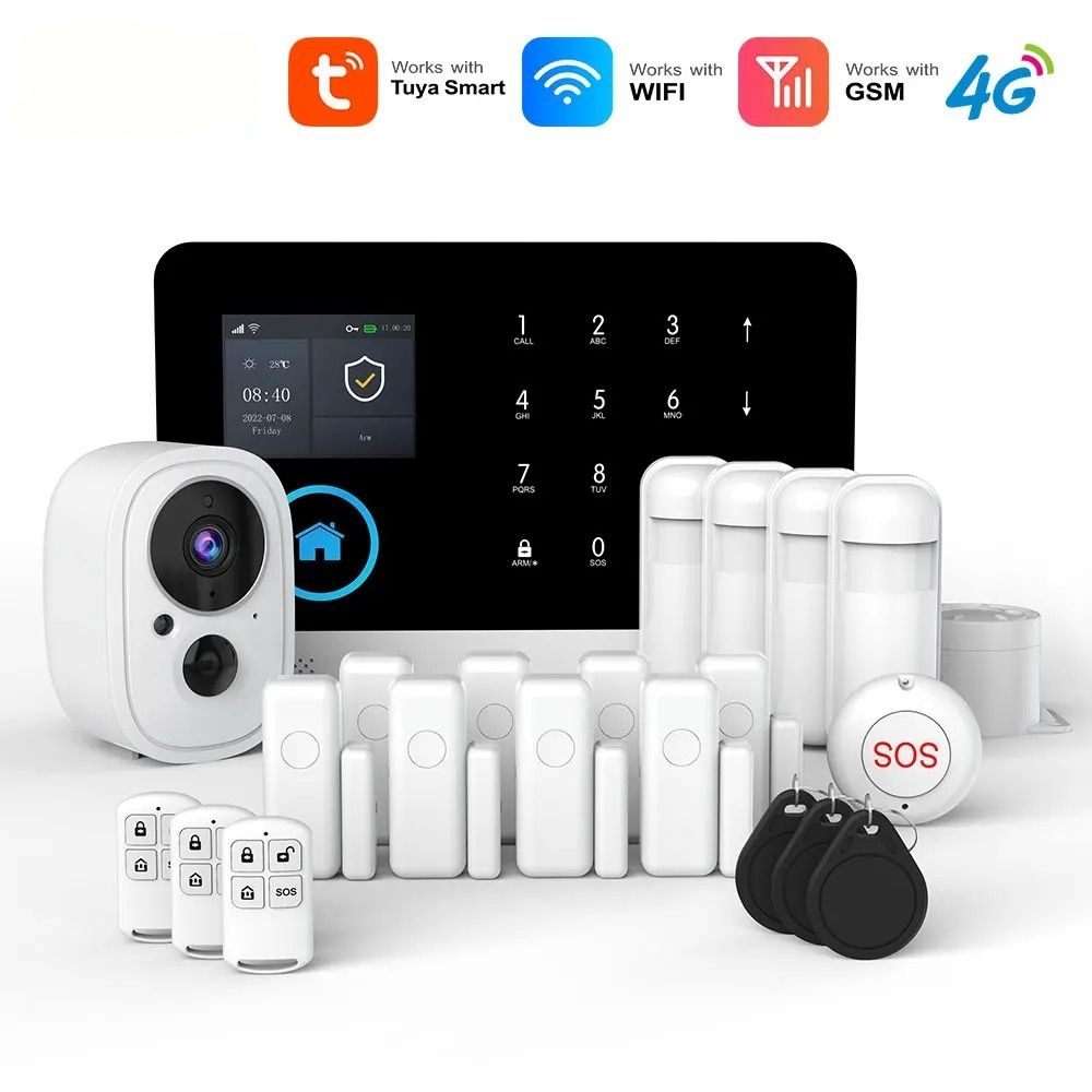 Smart Home Security System WiFi 4G Wireless Alarm Kit With App Control 0
