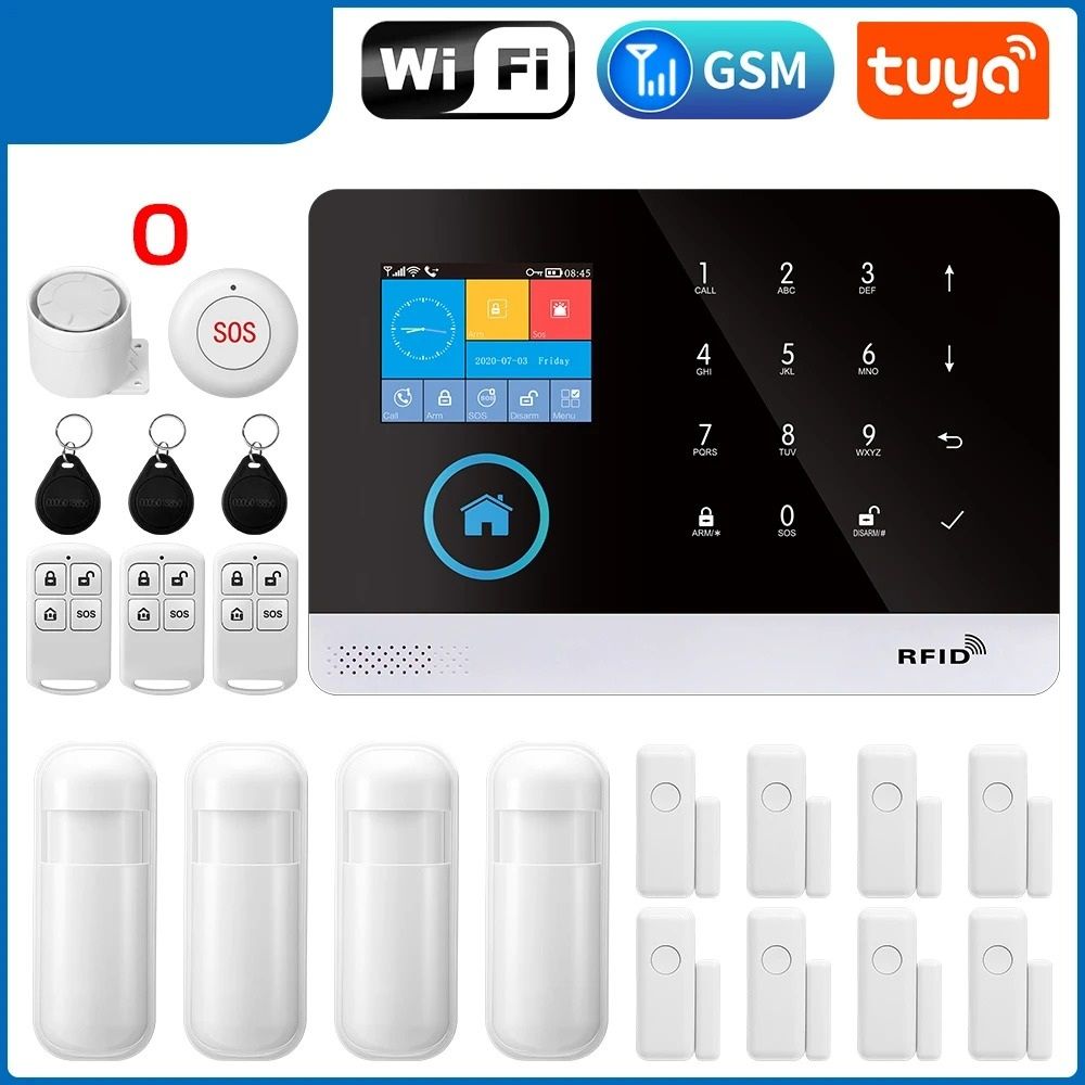 Smart Home Security System WiFi 4G Wireless Alarm Kit With App Control 10