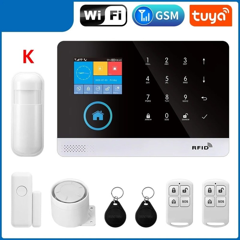 Smart Home Security System WiFi 4G Wireless Alarm Kit With App Control 6
