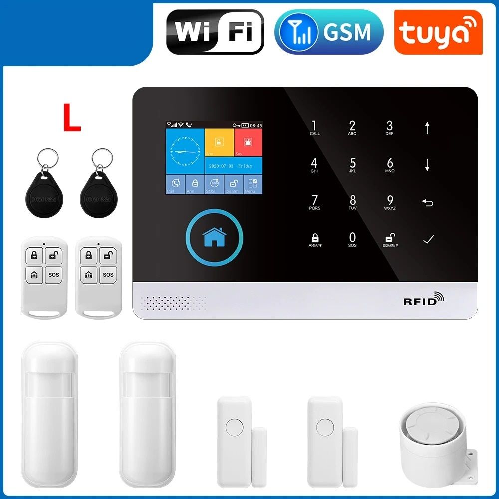 Smart Home Security System WiFi 4G Wireless Alarm Kit With App Control 7