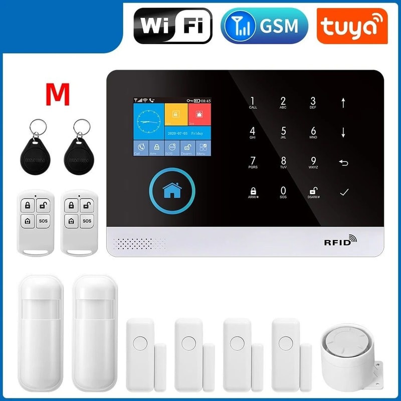 Smart Home Security System WiFi 4G Wireless Alarm Kit With App Control 8