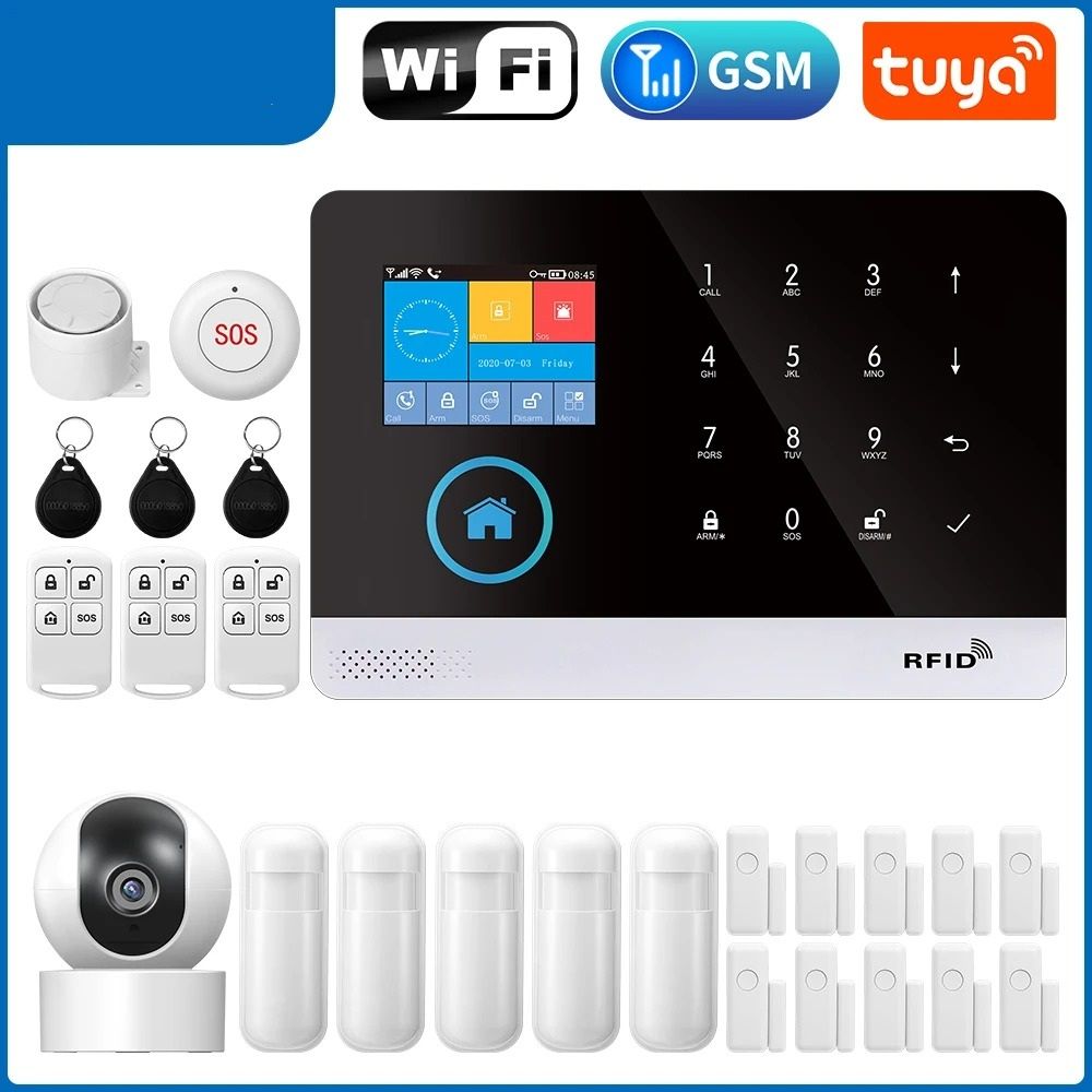 Smart Home Security System WiFi 4G Wireless Alarm Kit With App Control 19