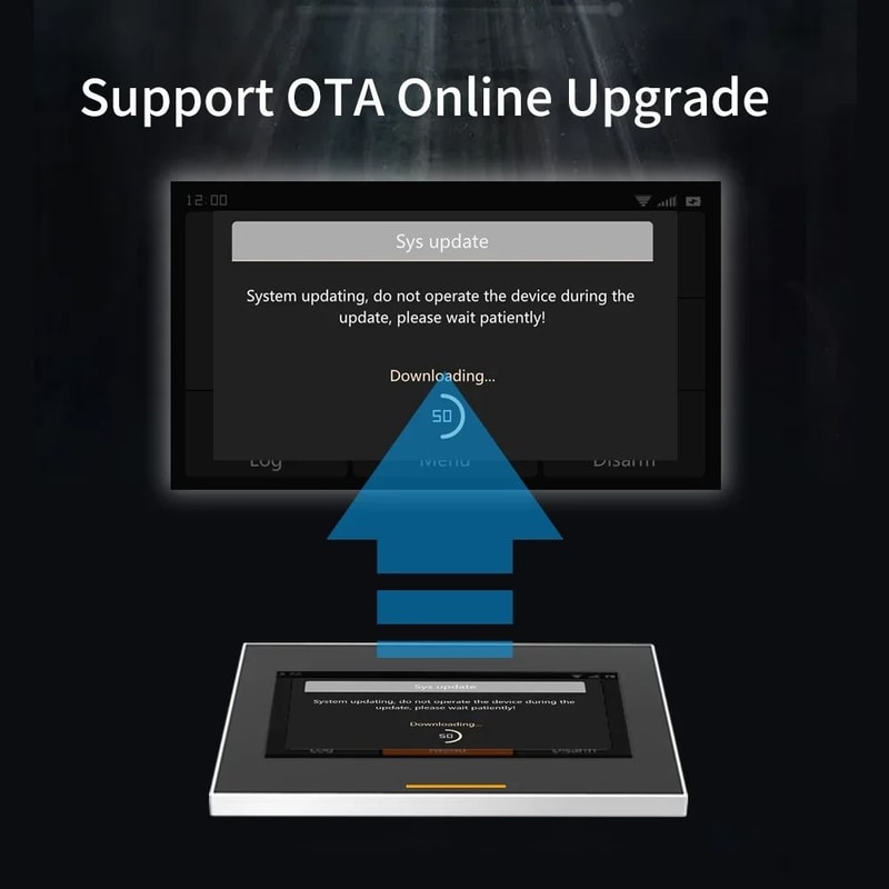 Smart WiFi Home Security Hub 43 Inch Touchscreen Protection Kit 4