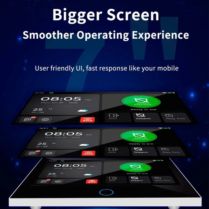 7Inch HD Touchscreen Smart Security Hub 4G WiFi Home Command Center 2