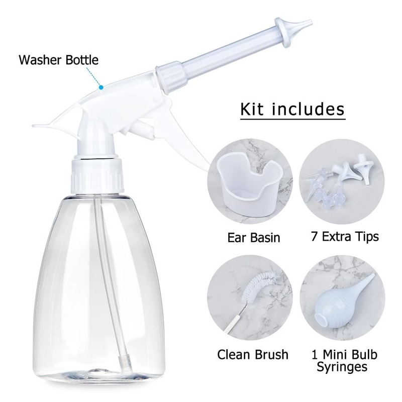 300ml Professional Ear Wax Removal Kit Safe Water Irrigation System 3