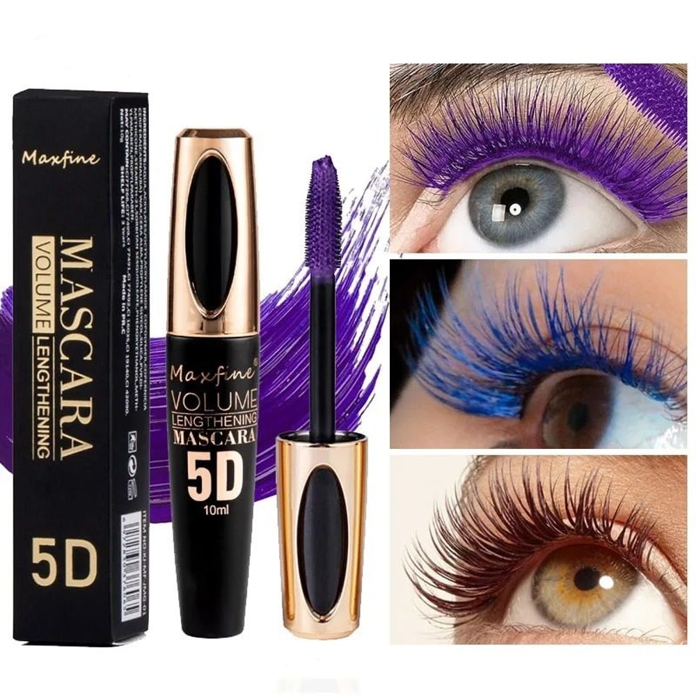 5D Silk Fiber Eyelash Mascara Ultimate Length Waterproof Volume 0