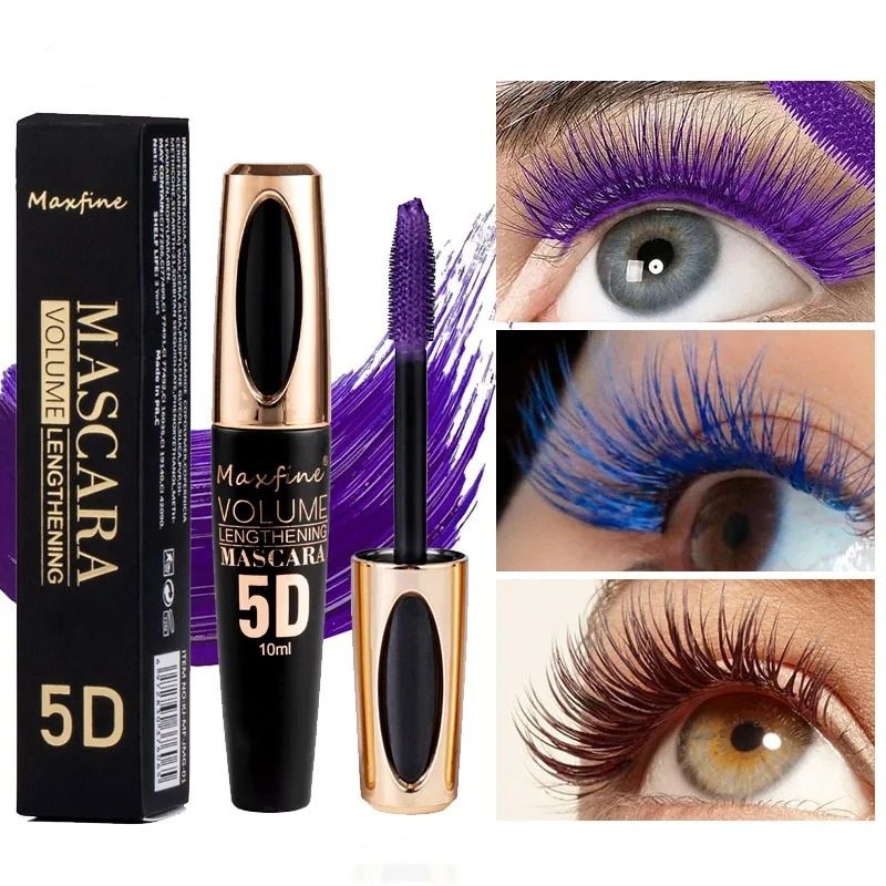 5D Silk Fiber Eyelash Mascara Ultimate Length Waterproof Volume 0