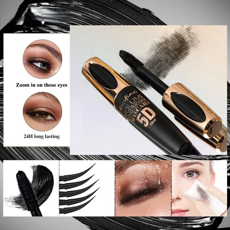 5D Silk Fiber Eyelash Mascara Ultimate Length Waterproof Volume 2