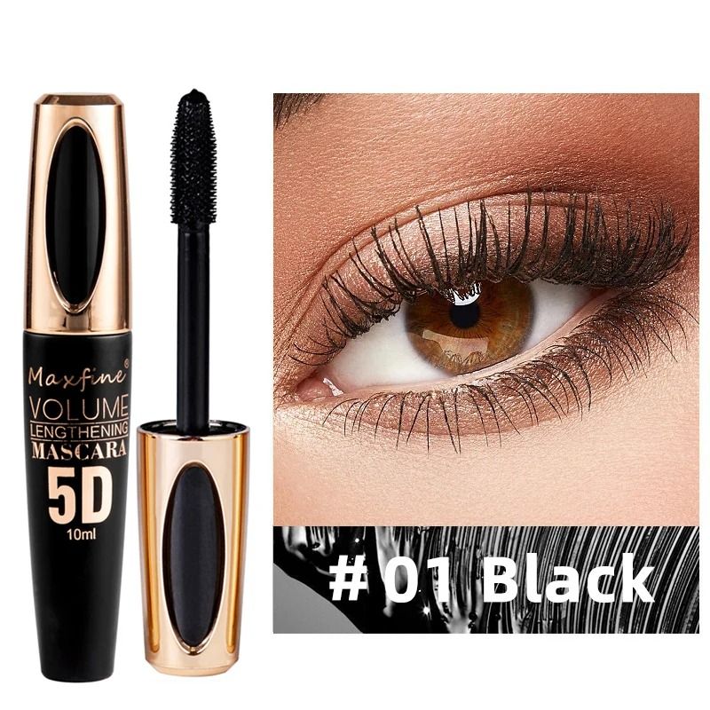 5D Silk Fiber Eyelash Mascara Ultimate Length Waterproof Volume 10
