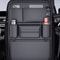 Luxury Faux Leather Seat Back Organizer Large Capacity MultiPocket Vehicle Storage 1