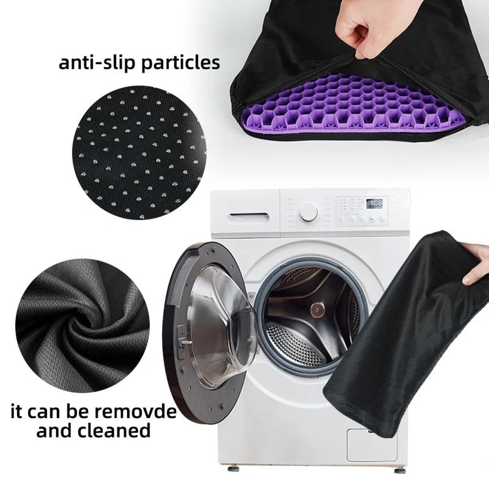 Breathable Honeycomb Gel Seat Cushion Ergonomic Pressure Relief For Home Office Car 4